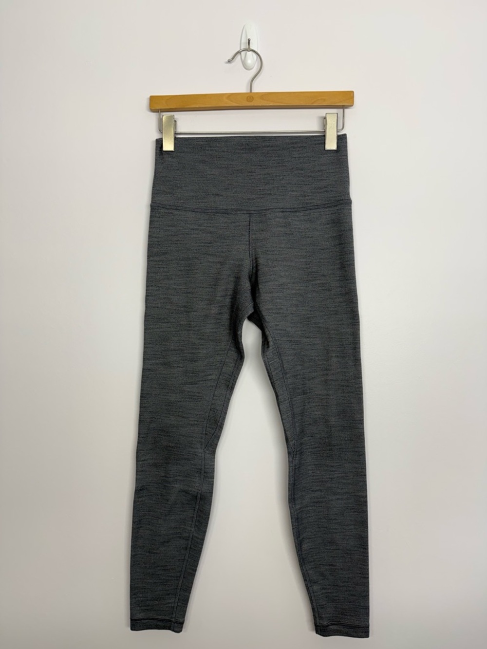 Lululemon Align Pant 27” Mini Herringbone Gray Size 8